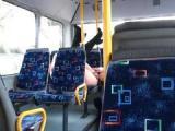 Hardcore z blondynka w autobusie