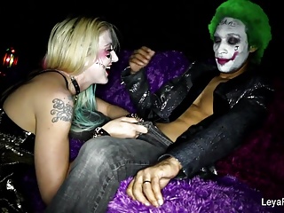 Harley Quinn Leya takes the Joker&#039;s BBC