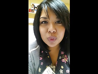 Chubby asian milf from work loves sucking cock