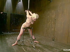 Cherry Torn gets all tore up as she gets her ass whipped all to hell!