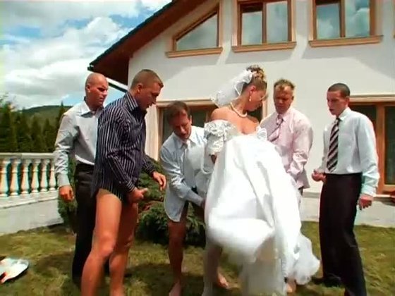 YOU MAY NOW GANGBANG THE BRIDE! / Miss Piss - Gangbang porn