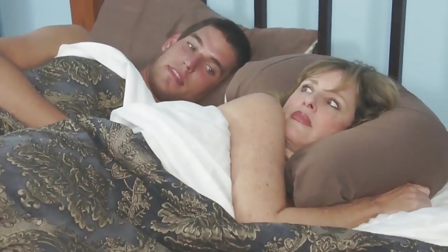 Mom and Son share the Bed for a Night