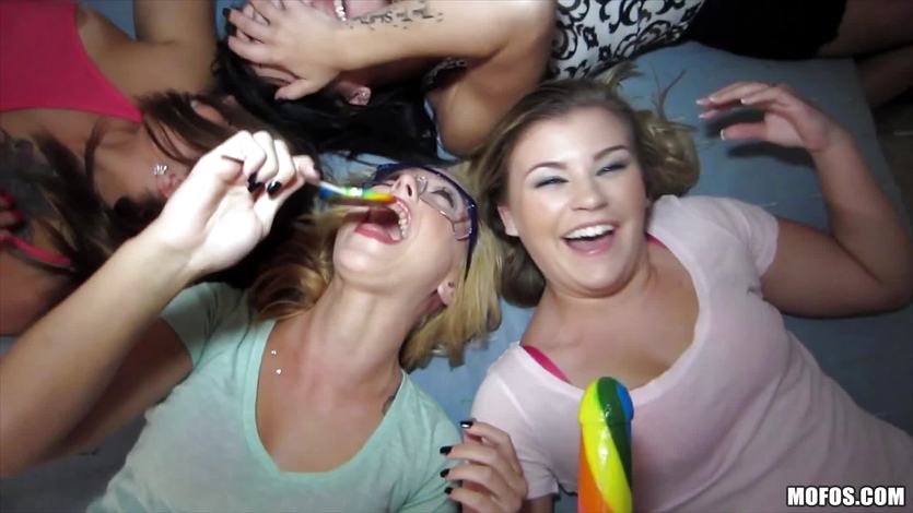 Lucy Tyler and Kayleigh Nichole party suck and fuck | PornTube &reg;