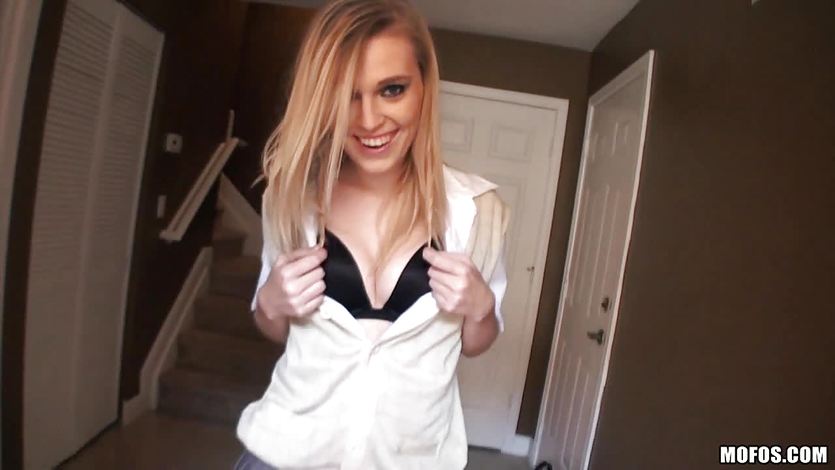 Hot blonde Amanda Bryant caught playing with herself | PornTube &reg;