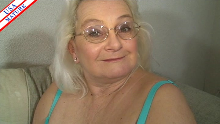 Grandma Plays With Her Tits And Cunt Before Giving Head